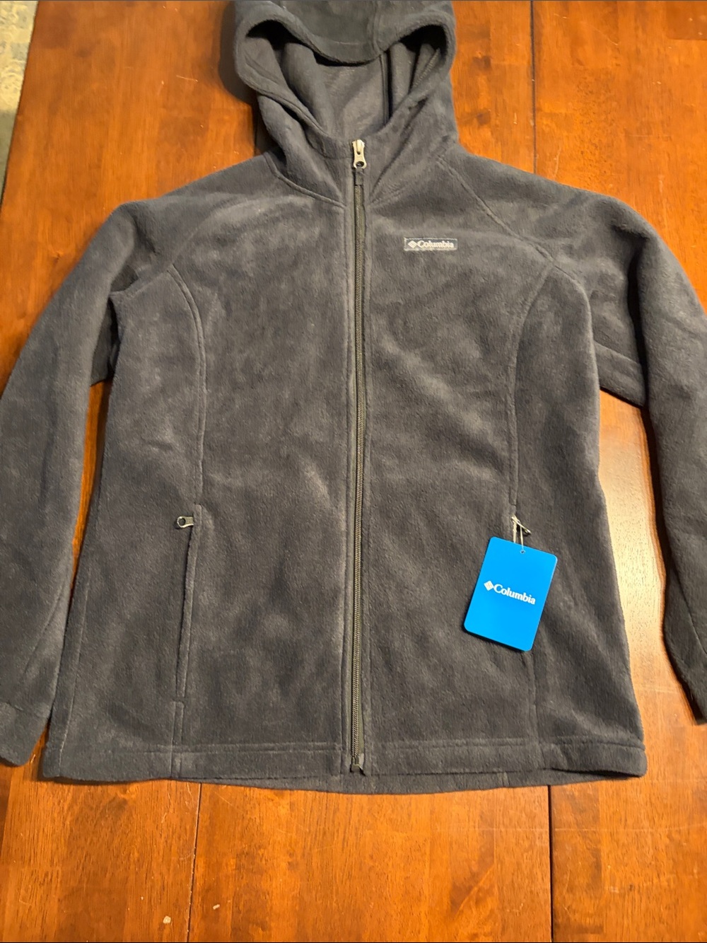 NWT ($50.00) Columbia Hooded Fleece Jacket - Gray